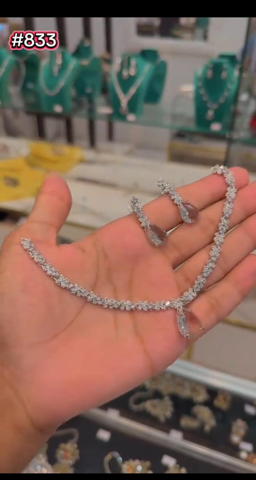 Zircon Stone Necklace