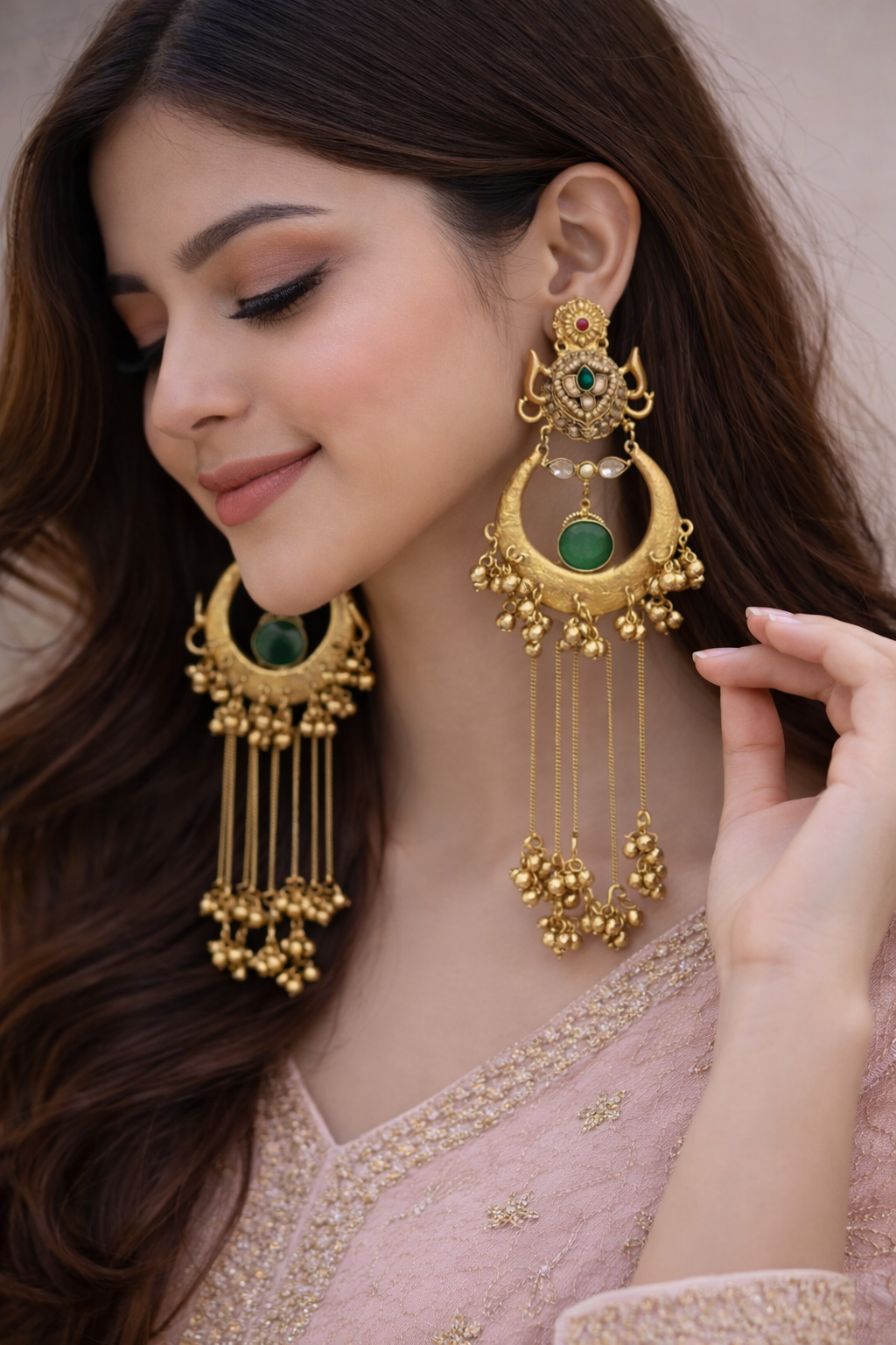 Indian kashmiri Jhumkay