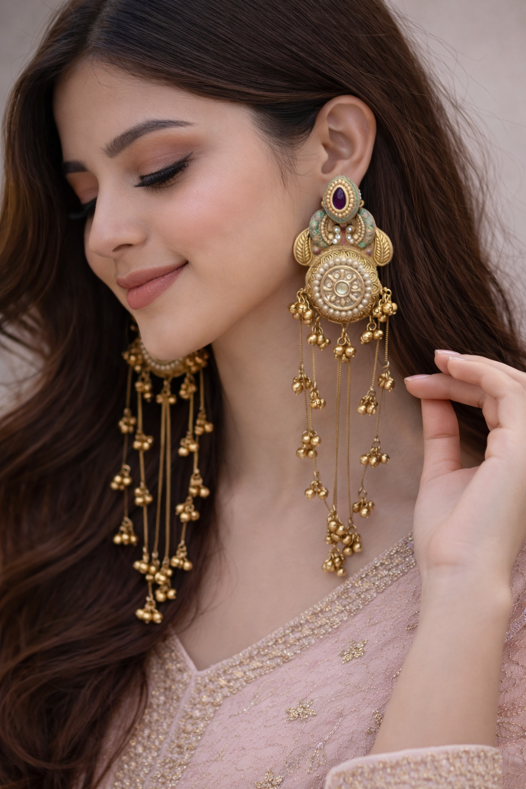 Indian kashmiri Jhumkay