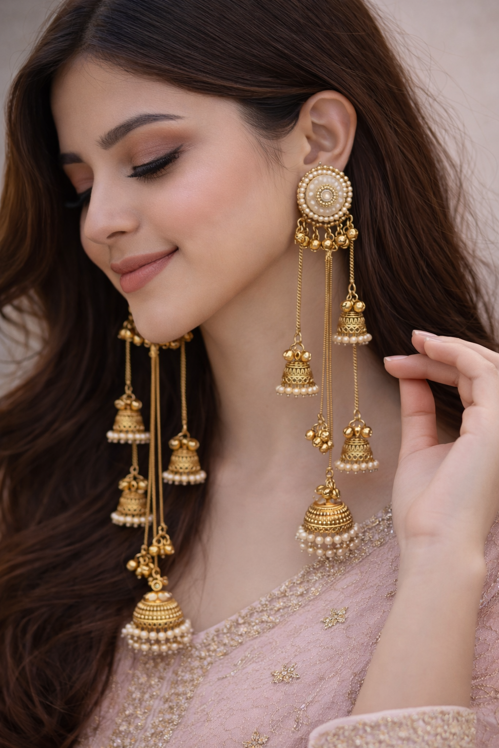 Indian kashmiri Jhumkay